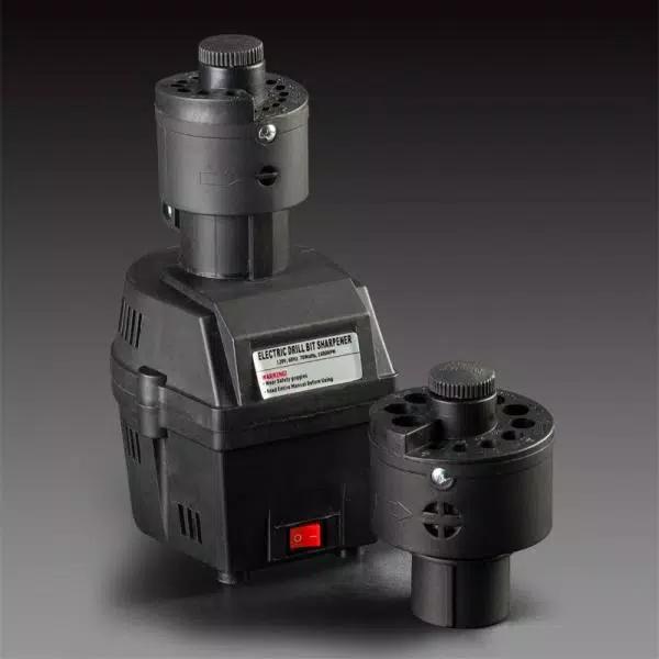 Stark 4.75 in. Dual Head Drill Bit Sharpener, 1700 RPM Max, 9/64 in. to 5/8 in. Sizes
