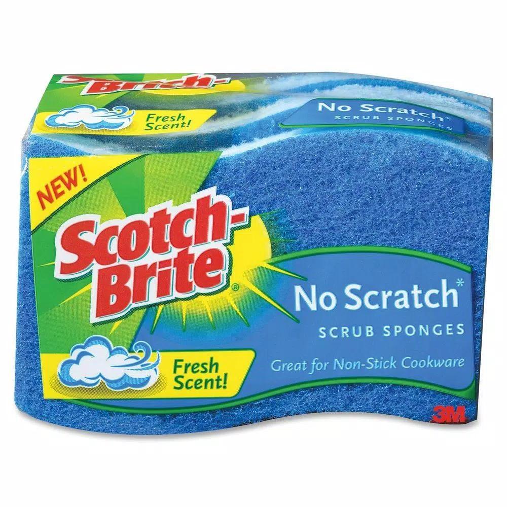 Scotch-Brite Multi-Purpose Non-Scratch Scrub Sponge, 3-Pack