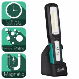 Advanced Lighting Systems 500 Lumens LED Work Light with Magnetic Rotating Stand and Hanging Hook thumbnail 1
