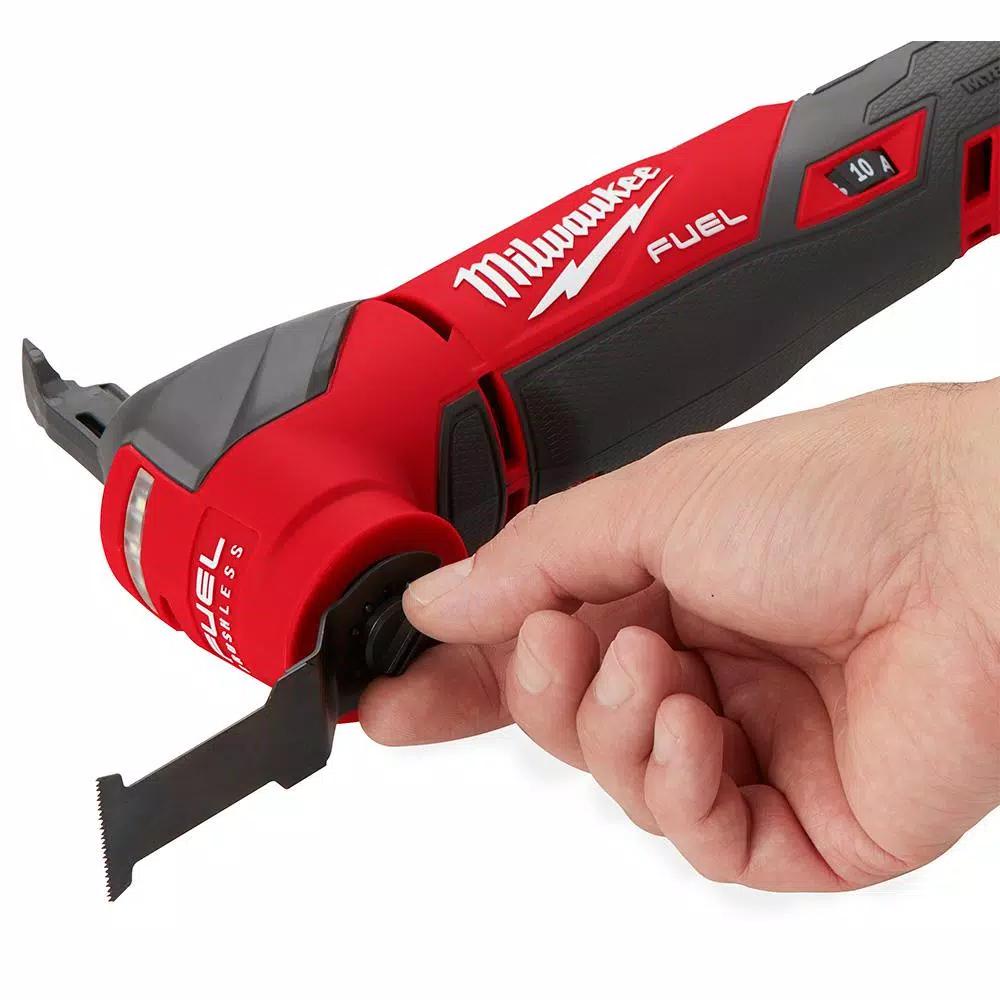 Milwaukee M18 FUEL 18V Brushless Oscillating Multi-Tool Kit with 5.0 Ah Battery, Charger and Bag