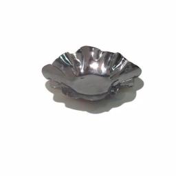 Heim Concept Stainless Steel Flower Serving Bowl, Silver, 11.78 in. thumbnail 1
