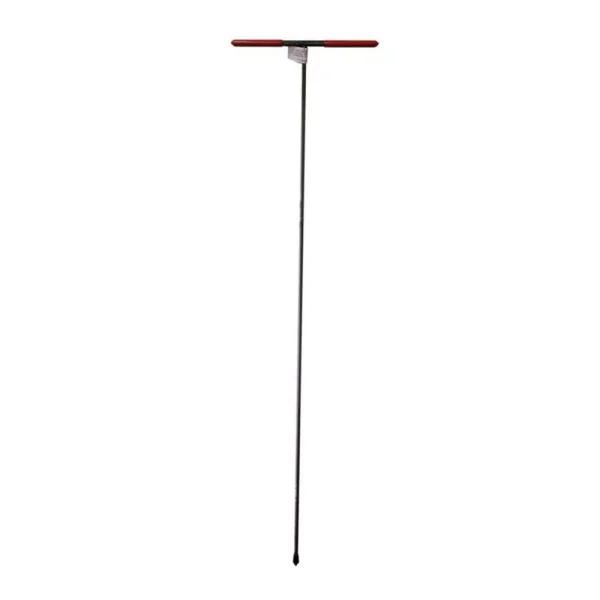 JONES STEPHENS 60 in. Steel Probing Rod with Rifle Point for Locating Underground Pipes