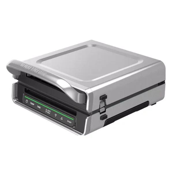 George Foreman Digital Smokeless Indoor Contact Grill, Family Size, Silver