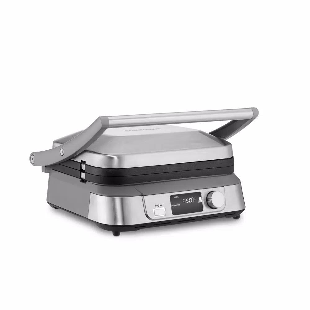 Cuisinart Griddler 5 Brushed Stainless Steel 5-in-1 Panini Press and Griddle