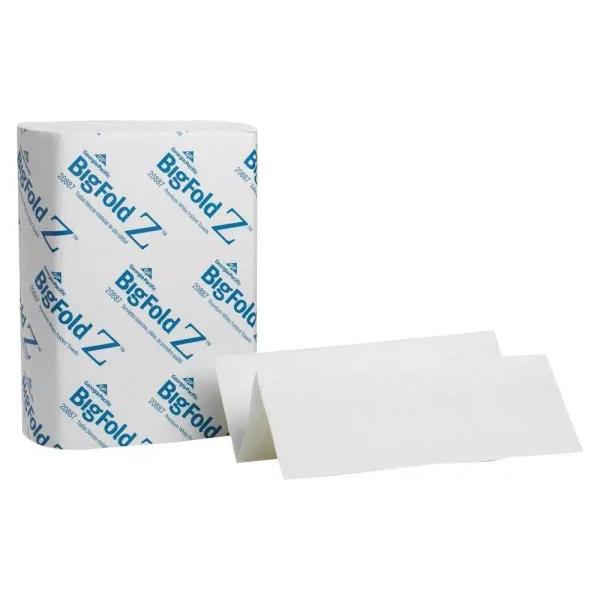 Georgia-Pacific Big-Fold Z White Premium C-Fold Paper Towels, 1-Ply, 200 Count
