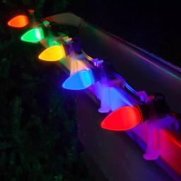 Wintergreen Lighting OptiCore C7 LED Multi-Color Smooth Opaque Christmas Light Bulbs, 25-Pack thumbnail 3