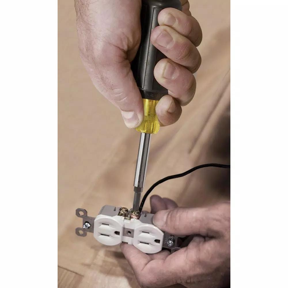 Klein Tools Non-Contact Voltage Tester with Laser Pointer and 11-in-1 Multi-Bit Screwdriver/Nut Driver 2-Piece Tool Set