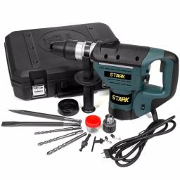 Stark 8.3 Amp 1/2 in. SDS-Plus Corded Rotary Hammer Drill Kit with Chisel Bit Set thumbnail 1