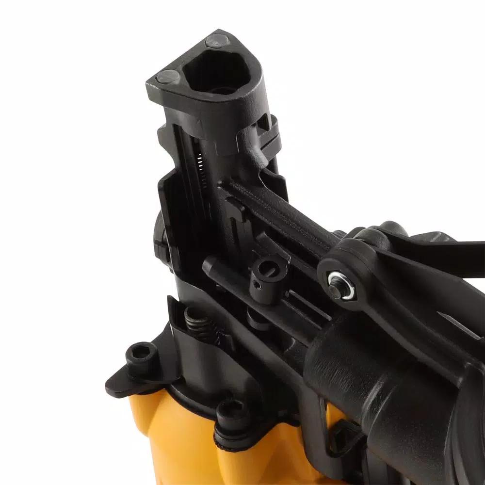 DEWALT 15-Degree Pneumatic Coil Roofing Nailer with 7,200-Pack Galvanized Steel Nails