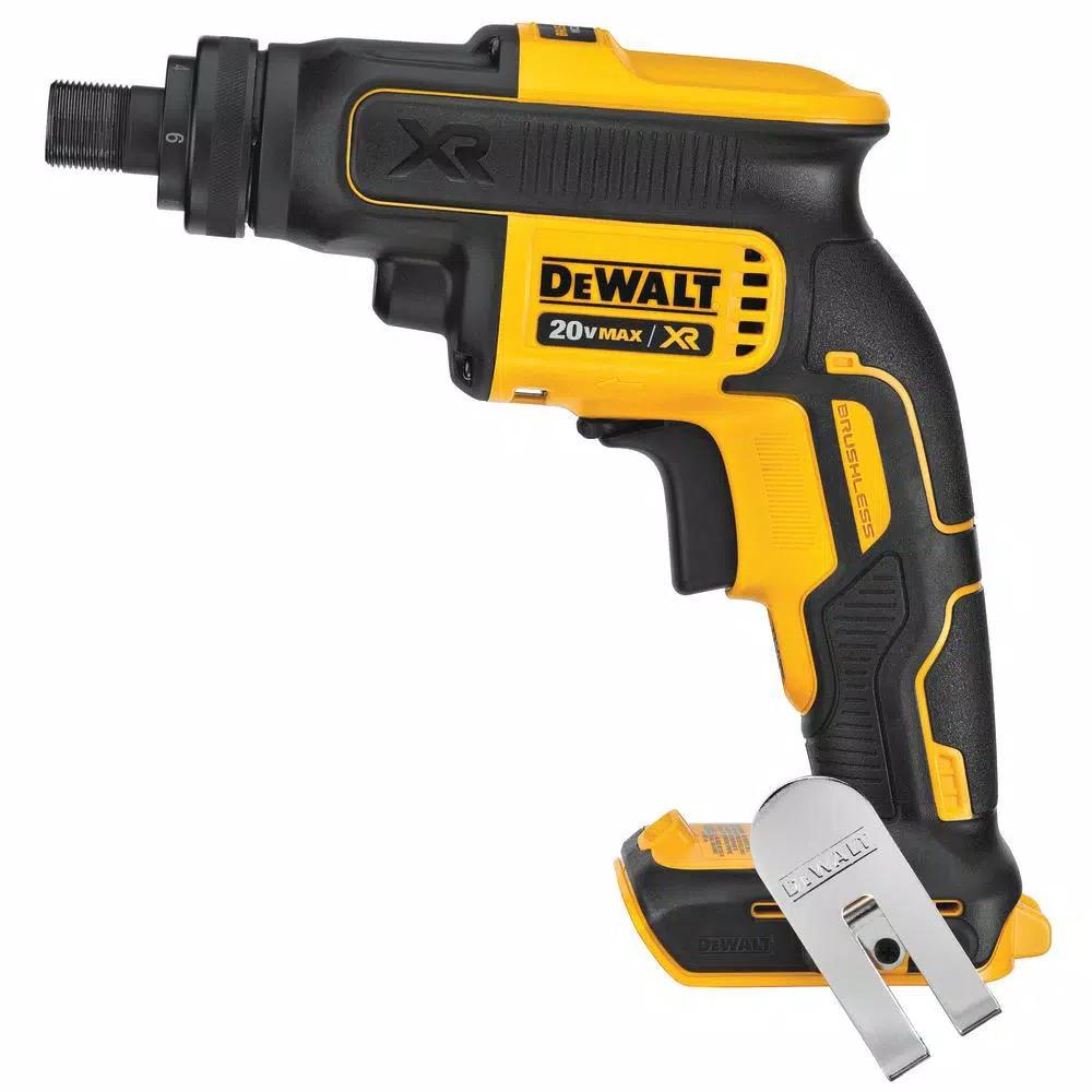 DEWALT 20V MAX XR Brushless Cordless Drywall Screwgun with Threaded Clutch Housing, Tool-Only