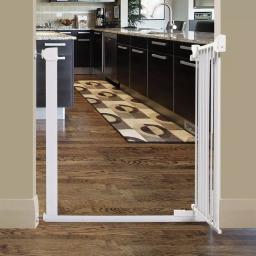 Dreambaby Boston 29.5 in. Auto-Close Pressure Mounted Security Gate with EZyCHECK, White thumbnail 3