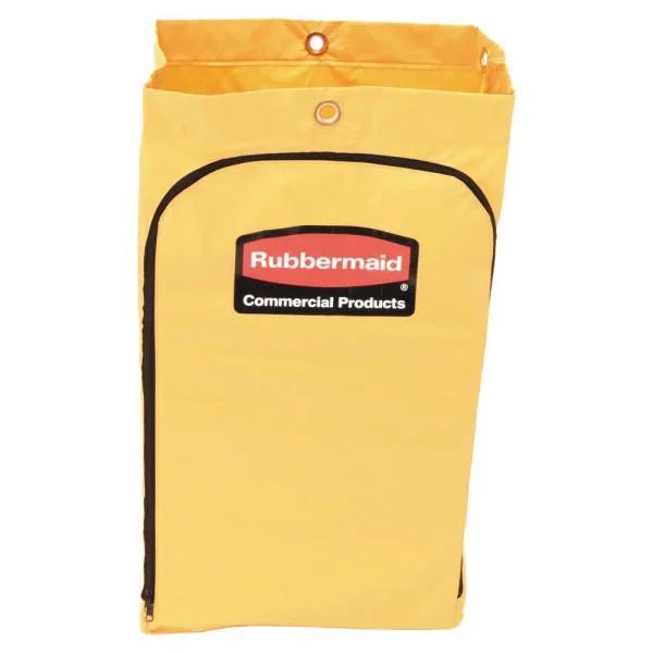 Rubbermaid Commercial Products Rubbermaid Commercial 24 Gal. Yellow Vinyl Replacement Bag with Zipper for FG61788 Cleaning Carts