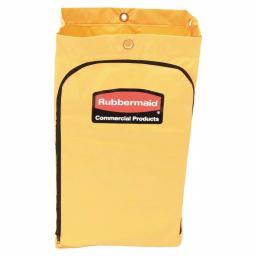Rubbermaid Commercial Products Rubbermaid Commercial 24 Gal. Yellow Vinyl Replacement Bag with Zipper for FG61788 Cleaning Carts thumbnail 1