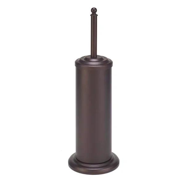 Bath Bliss Toilet Brush Set with Decorative Rust Finish Holder