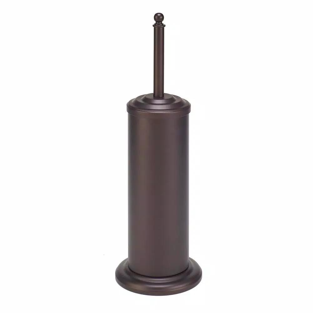 Bath Bliss Toilet Brush Set with Decorative Rust Finish Holder