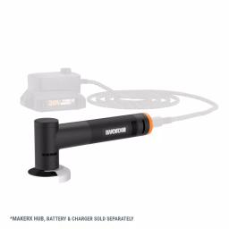 Worx MAKERX 20V Brushless Angle Grinder Rotary Tool Attachment with 4 Accessories (Tool-Only) thumbnail 3