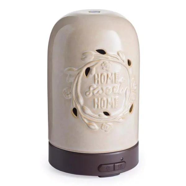 Airome Airom Home Sweet Home Ultrasonic Essential Oil Diffuser - 9.3 in Ceramic Farmhouse Decor