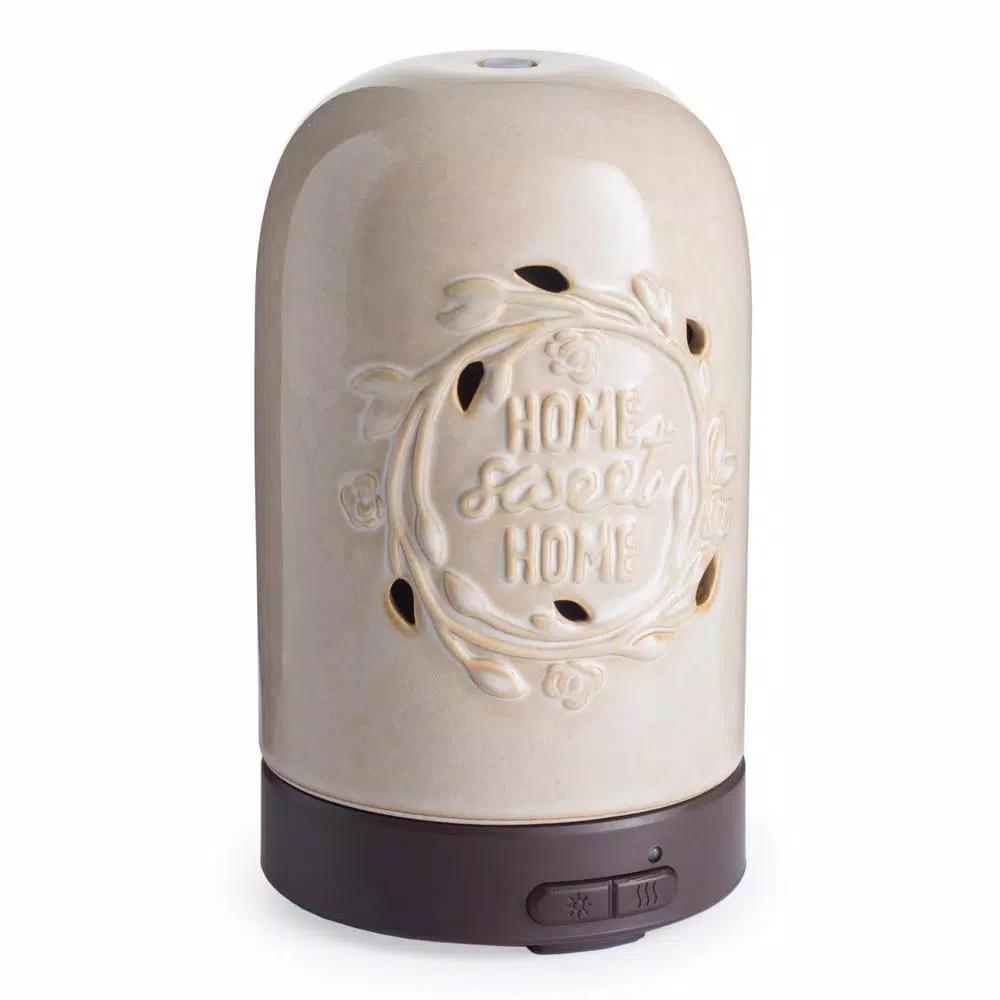 Airome Airom Home Sweet Home Ultrasonic Essential Oil Diffuser - 9.3 in Ceramic Farmhouse Decor