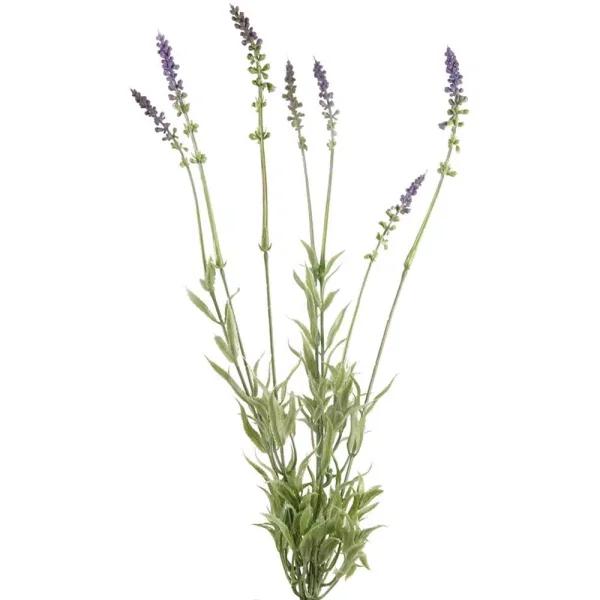 D&W Silks 18 in. Lavender Bundle Set of 3 Faux Plants