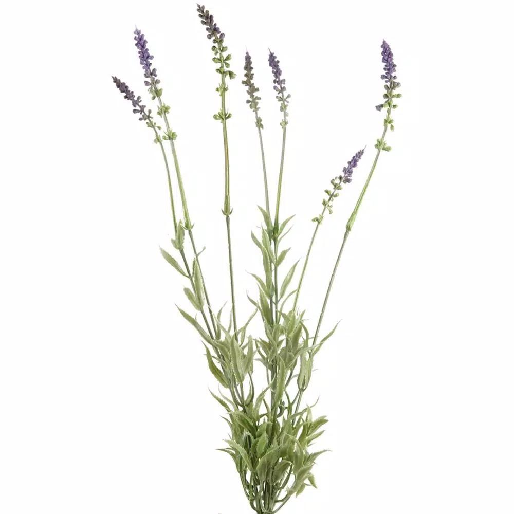 D&W Silks 18 in. Lavender Bundle Set of 3 Faux Plants