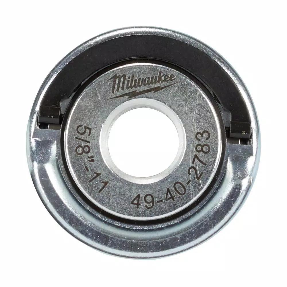 Milwaukee Fixtec Tool-Free Grinder Flange Nut for 5/8"-11 Spindles