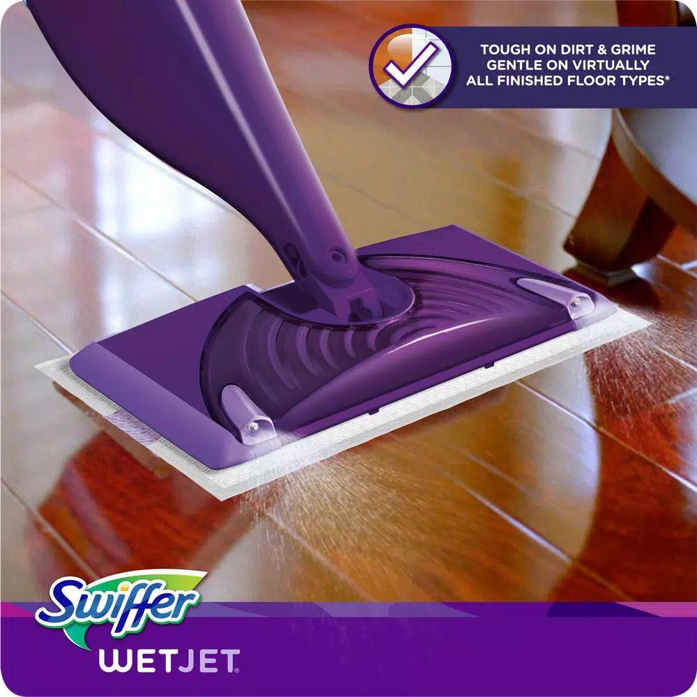 Swiffer WetJet Power Mop Starter Kit for Hardwood, Laminate, and Tile Floors