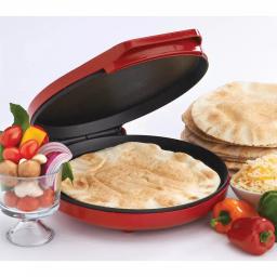 Betty Crocker 12 in. Non-Stick Pizza Maker, Red Specialty Countertop Grill thumbnail 6