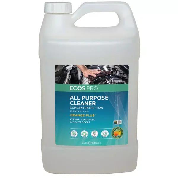 ECOS Pro Orange Plus All Purpose Cleaner and Degreaser Concentrate, 1 Gallon