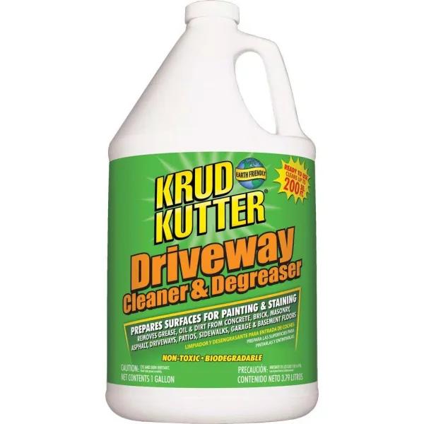 Krud Kutter 1 Gallon Driveway Cleaner and Degreaser for Concrete, Brick, and Asphalt