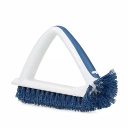 Unger 2-in-1 Tile and Grout Scrubber with V-Shaped Bristles and Corner Cleaning Head thumbnail 3
