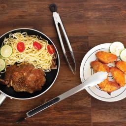 Fox Run Stainless Steel Tongs Bundle with Polypropylene Grips thumbnail 4