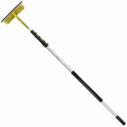 DocaPole 7 ft. to 30 ft. Telescoping Window Cleaning Kit with Dual Pivot Squeegee and Scrubber thumbnail 1