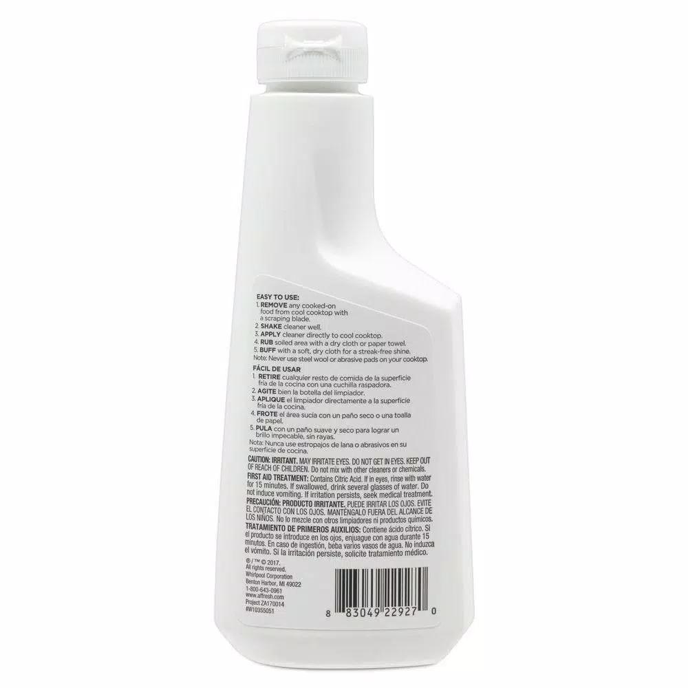 Affresh Afresh Cooktop Cleaner, 10 oz. Non-Abrasive Liquid for Glass, Ceramic, and Porcelain