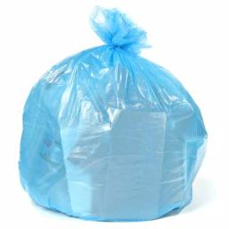 Plasticplace 12-16 Gallon Blue Recycling Bags, 1.2 Mil Thickness, 250 Count Case thumbnail 1