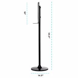 Alpine Industries 1100ml Automatic Liquid Soap and Hand Sanitizer Dispenser with Floor Stand thumbnail 4