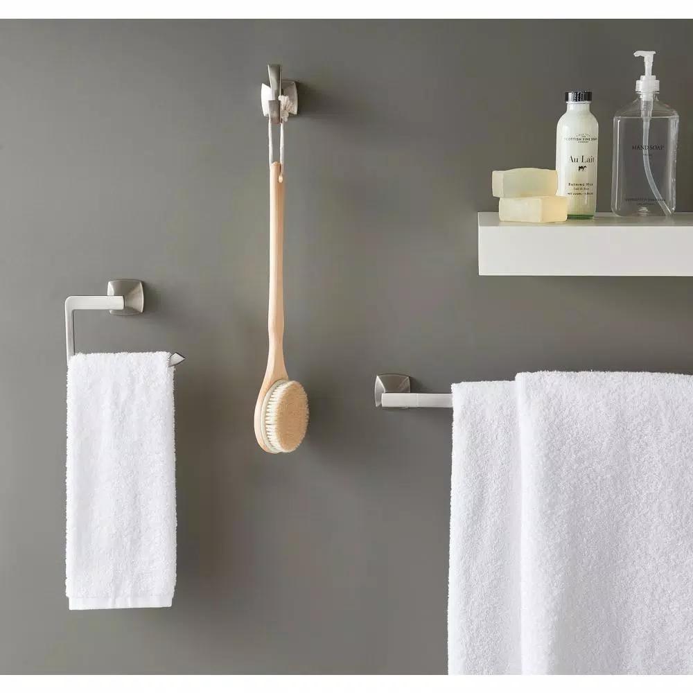 Pfister Venturi 18 in. Single Towel Bar in Spot Defense Brushed Nickel