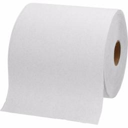 Genuine Joe Hardwound Roll Paper Towels, 1-Ply, White, 6 Rolls thumbnail 2