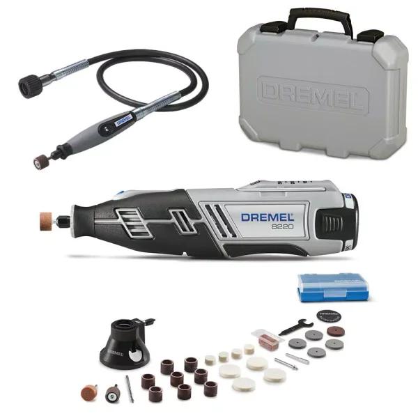 Dremel 8220 12-V MAX Cordless Rotary Tool Kit with 36 in. Flex-Shaft Attachment