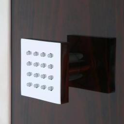 ANZZI 57 in. Monsoon Full Body Shower Panel System with Mahogany Deco-Glass & Chrome Trim thumbnail 2