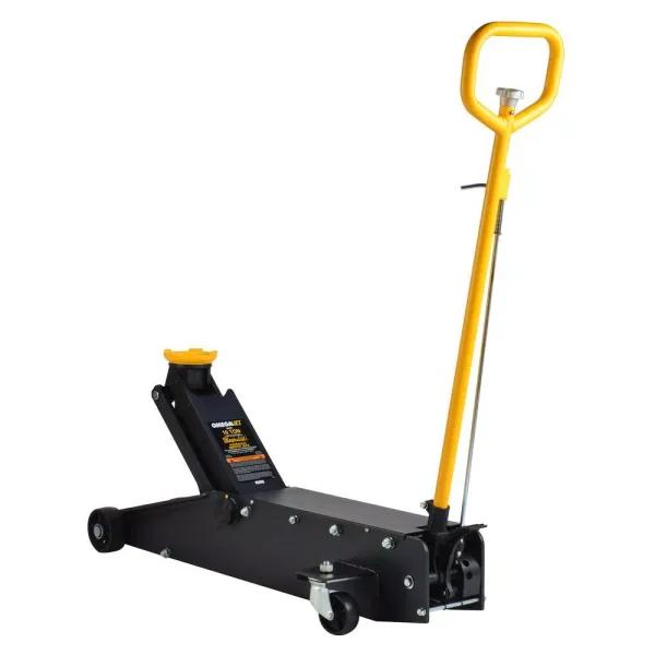 Omega Lift Magic Lift 10-Ton Capacity Long Chassis Hydraulic Service Jack, Black