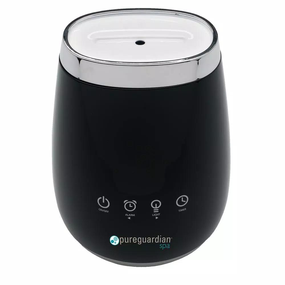 PureGuardian Deluxe Ultrasonic Essential Oil Diffuser with Alarm Clock and Night Light