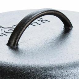 Lodge 7 Qt. Cast Iron Dutch Oven with Lid, Black thumbnail 3