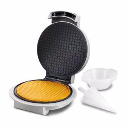 Proctor Silex 800W Waffle Cone and Waffle Bowl Maker, White thumbnail 4