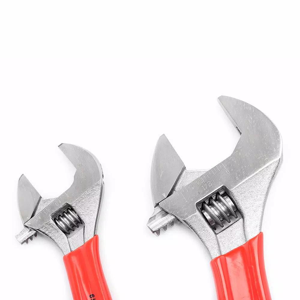 Crescent 3-Piece Adjustable Wrench Set with Cushion Grip and Laser Etched Scale