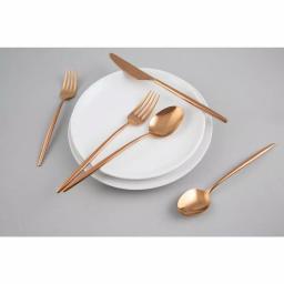 Cambridge Silversmiths Gaze Copper Mirror 20-Piece Flatware Set, Service for 4 thumbnail 4