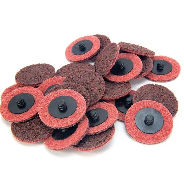 Stark 2 in. Medium Grit Roloc Surface Conditioning Discs, 25-Piece Pack