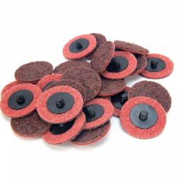 Stark 2 in. Medium Grit Roloc Surface Conditioning Discs, 25-Piece Pack thumbnail 1