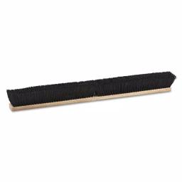 Boardwalk 36 in. Polypropylene Bristle Push Floor Broom Head with Hardwood Block thumbnail 3