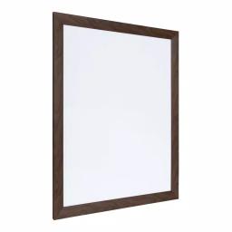 DesignOvation Kate and Laurel Beatrice Walnut Brown Rectangle Magnetic Dry Erase Memo Board thumbnail 2