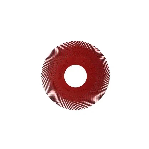 Dedeco Sunburst 6 in. TC Radial Discs, 220-Grit, 1 in. Arbor, Thermoplastic Cleaning & Polishing Tool (40-Pack)